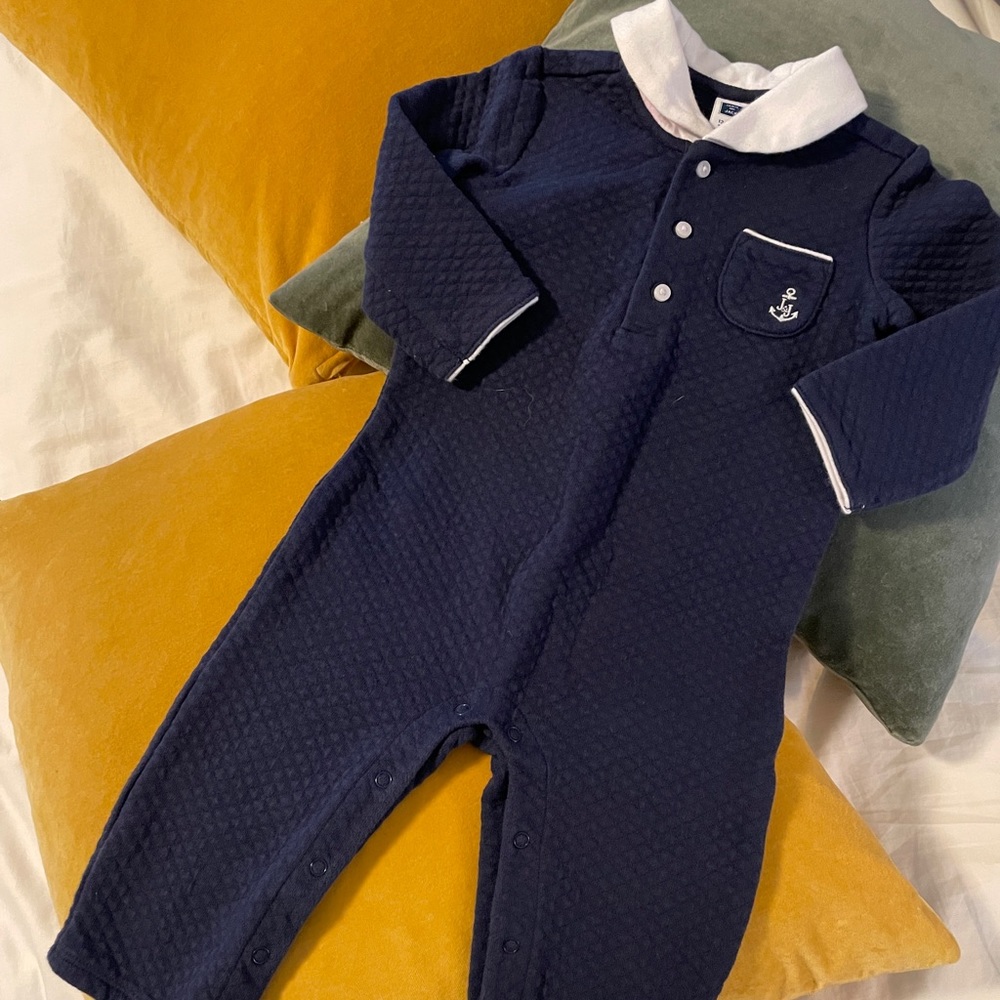 Janie and Jack Winter onesie